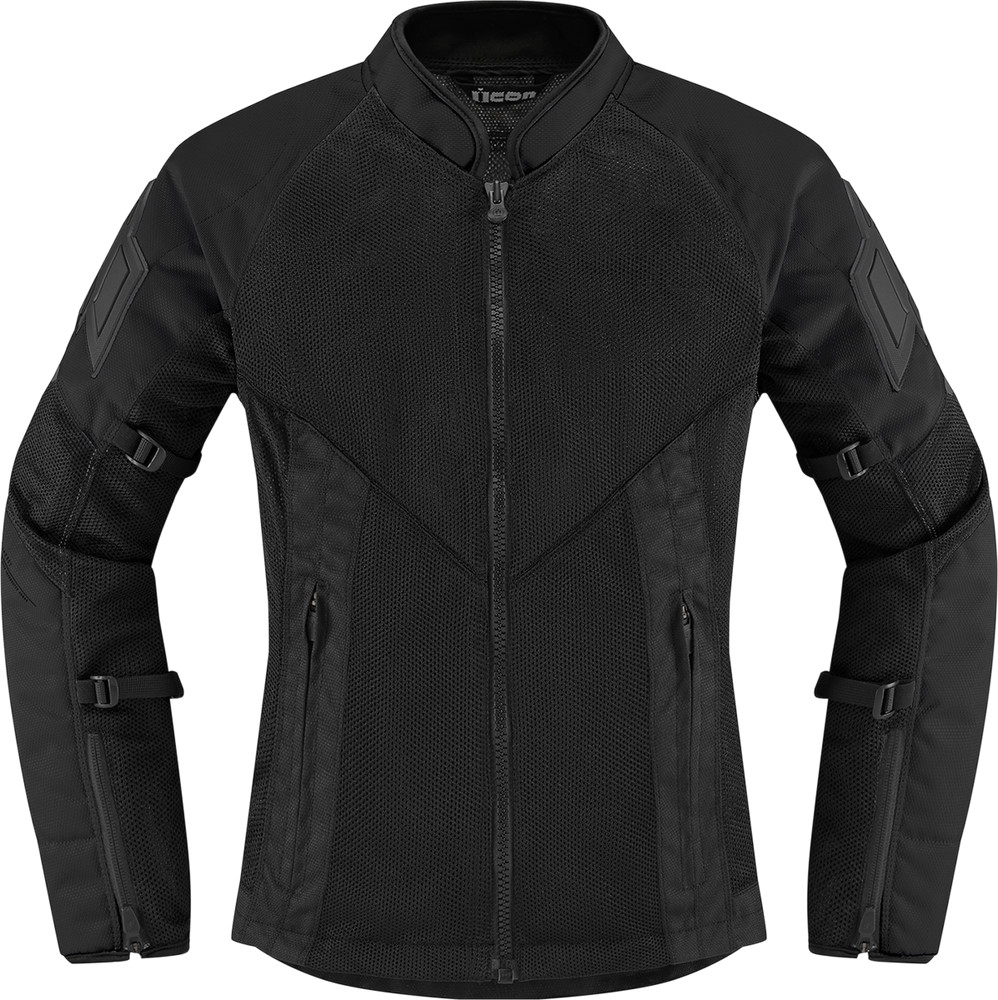 Icon Women's Mesh AF Jacket Large Stealth 2822-1486
