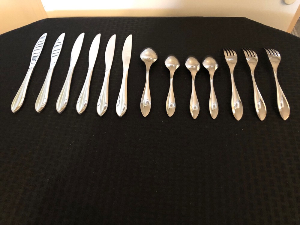 Hampton ARGENT EQUILIBRIUM Curved Line Glossy 13 Pieces