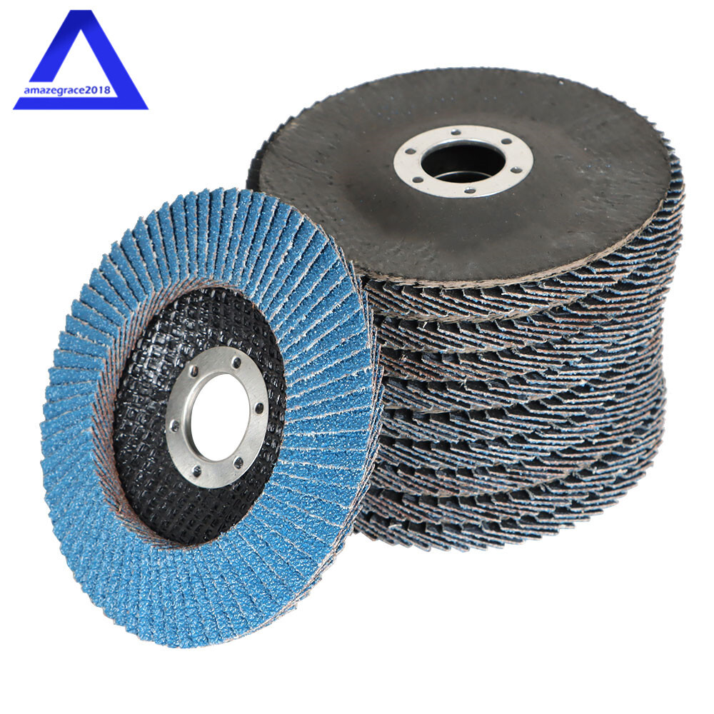 100Pack 4-1/2"×7/8'' 40 Grit T29 Premium Zirconia Flap Disc Sanding Grinding