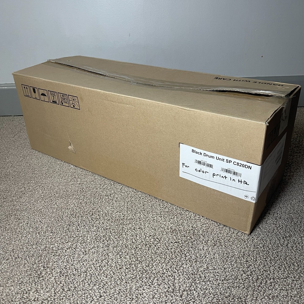 Ricoh Black Drum Unit SP C820DN FACTORY SEALED