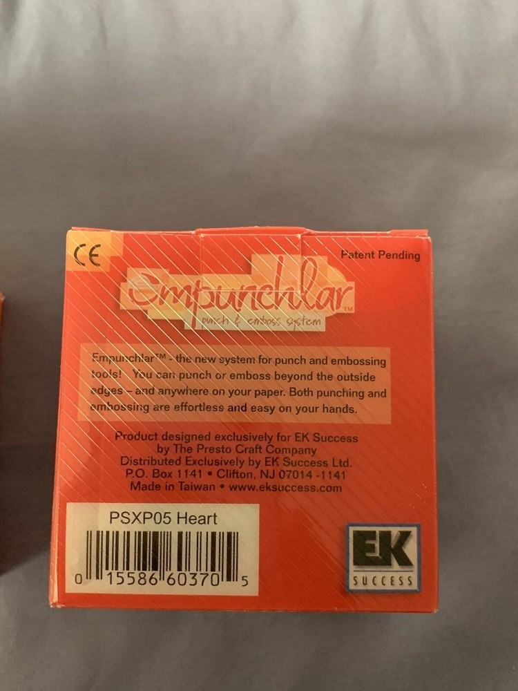 Empunchlar Heart Punch & Love Emboss Insert NEW