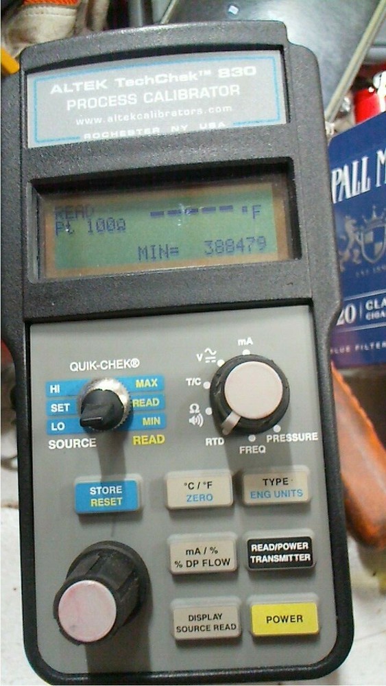 Altek TechChek 830 MultiFunction Process Calibrator FREE SHIPPING UNIT 1