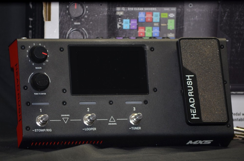 Headrush MX5 Guitar Multi-Effects Processor Amp Modeler w/ Box PSU Tested