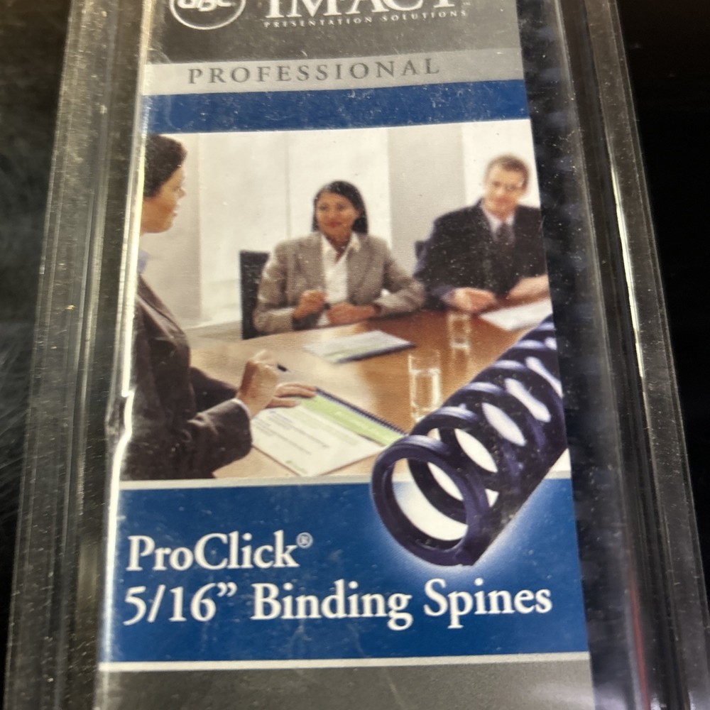 Impact Prosessional Proclick 5/16 Binding Spines 25 Pack 45 Sheets Capacity