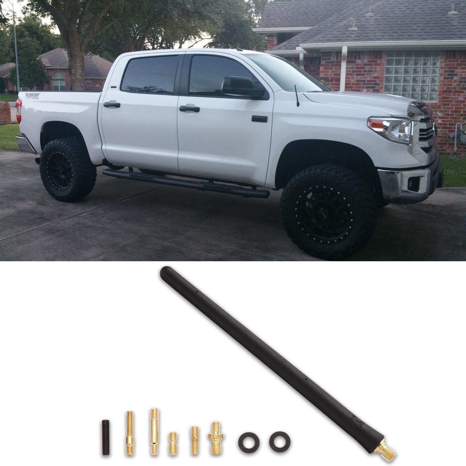 For TOYOTA TUNDRA 2000-2020 7" Short Aerial Antenna Mast Radio AM/FM Reception