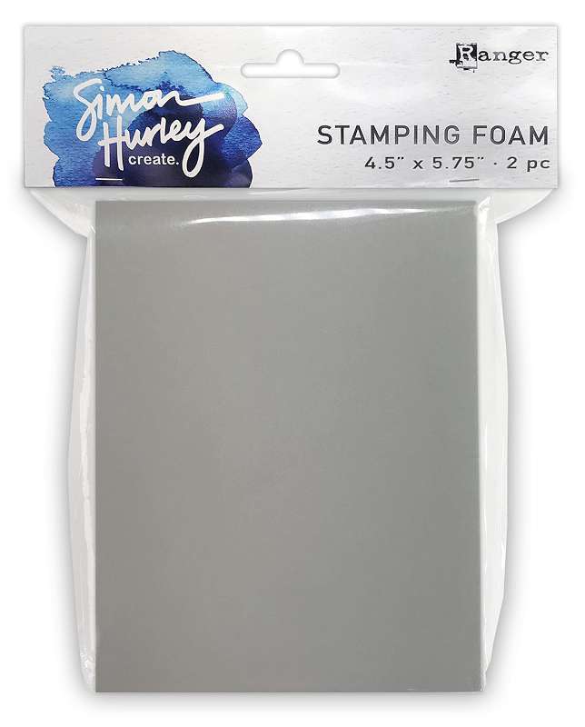Simon Hurley create. Stamping Foam 4.5"X5.75" 2/Pkg-