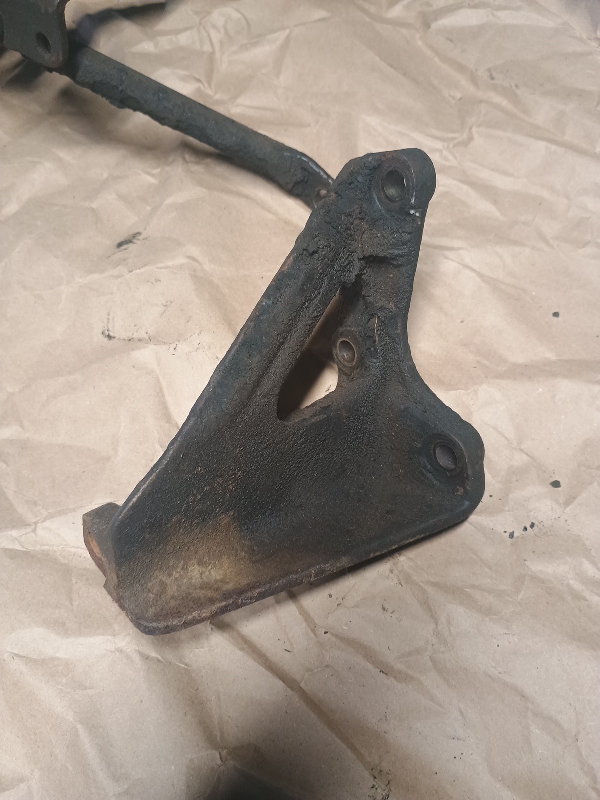 1966-72 Oldsmobile Original Alternator Bracket Set 3 Piece Kit For Non AC Cars