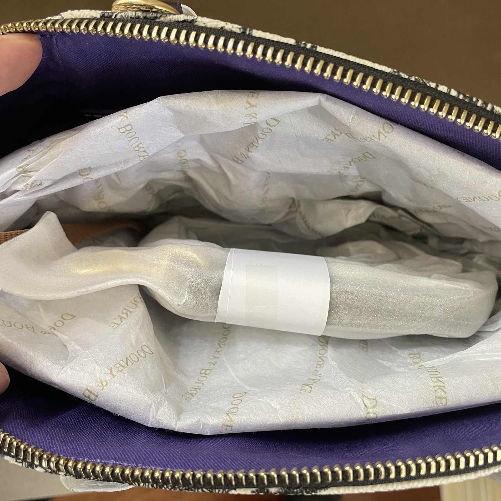 Dooney & Bourke Disney 2025 Haunted Mansion Toile Satchel Bag - NWT