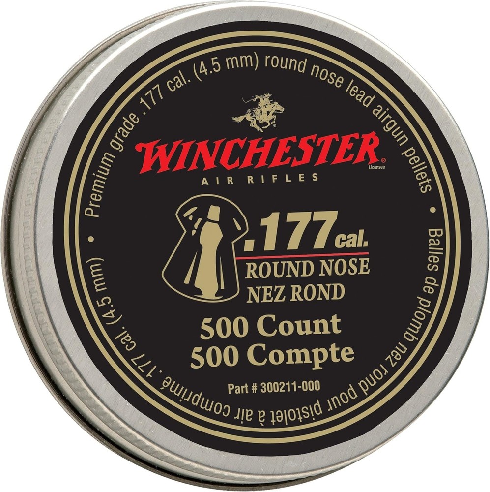 Round Nose .177 Caliber Pellets