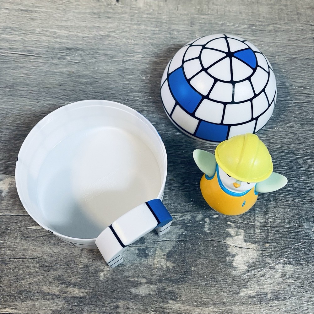 Construction Worker Pudgy Penguin Figure With Igloo No Code