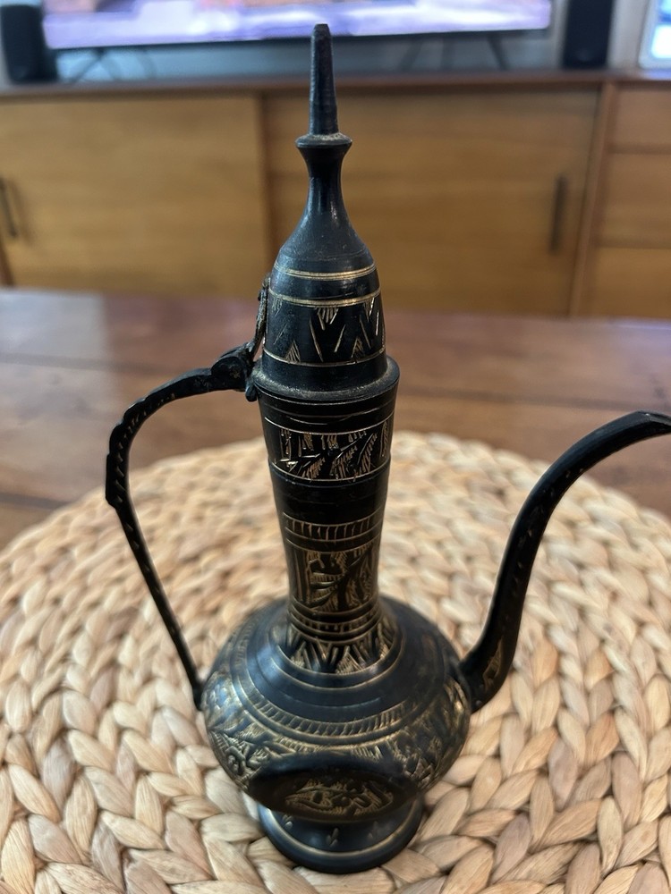 Small Solid Brass Pot Pitcher Made in India