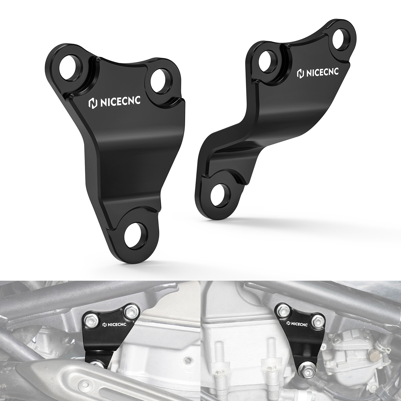 8MM Aluminum Engine Upper Mount Brackets For Honda TRX450R TRX450ER 2006-2014