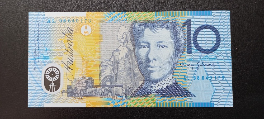 Australia 10 dollars, 1998, MacFarlane/Evans, Polymer, (P-52b)