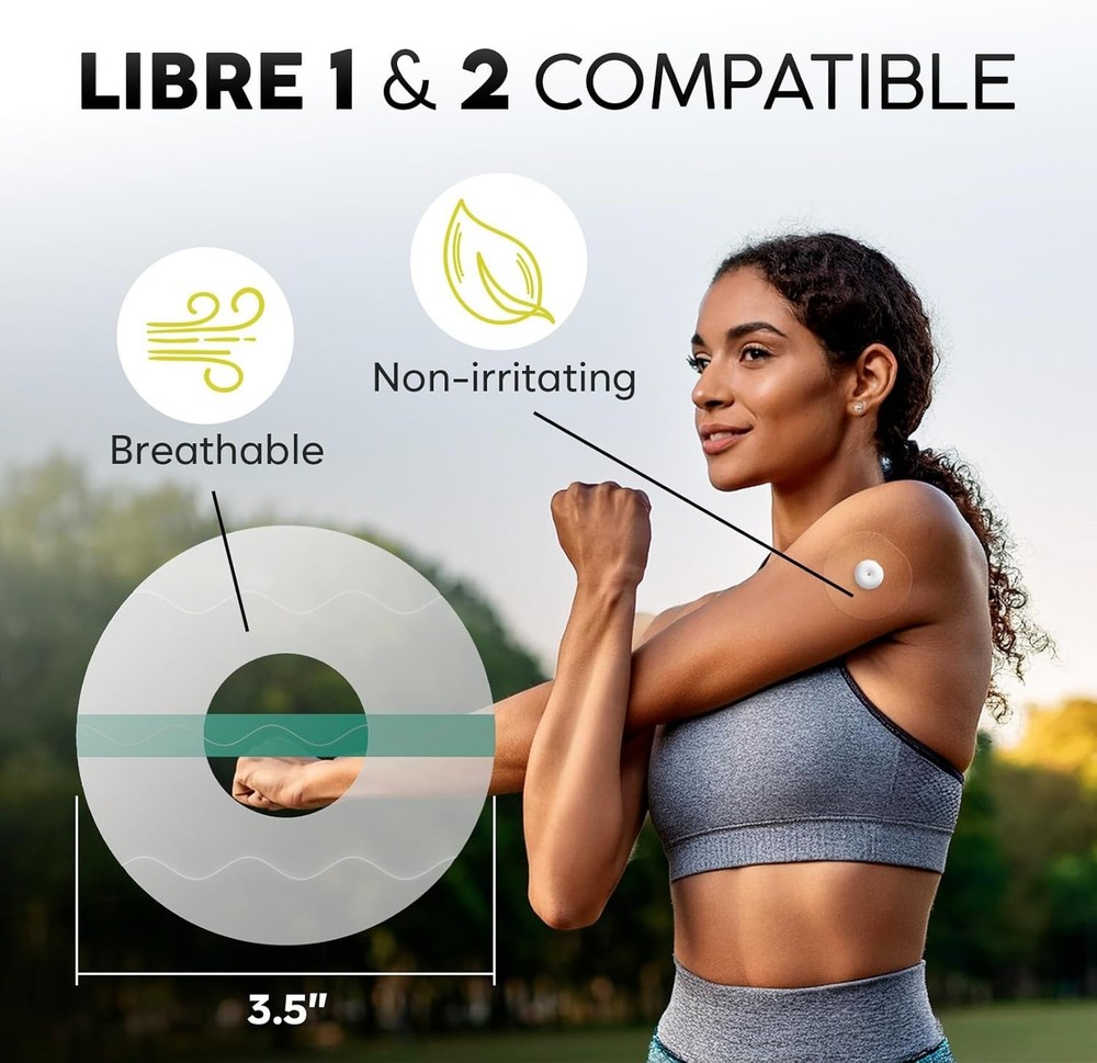 Freestyle Libre 2 Waterproof Sensor Covers 45 Transparent Protectors