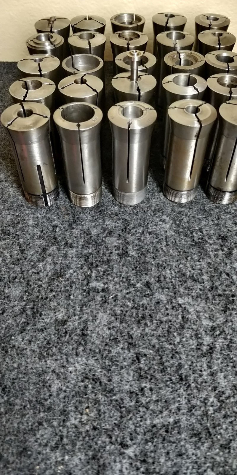 5C COLLET Lot E EMERGENCY COLLETS 25 PIECE SET