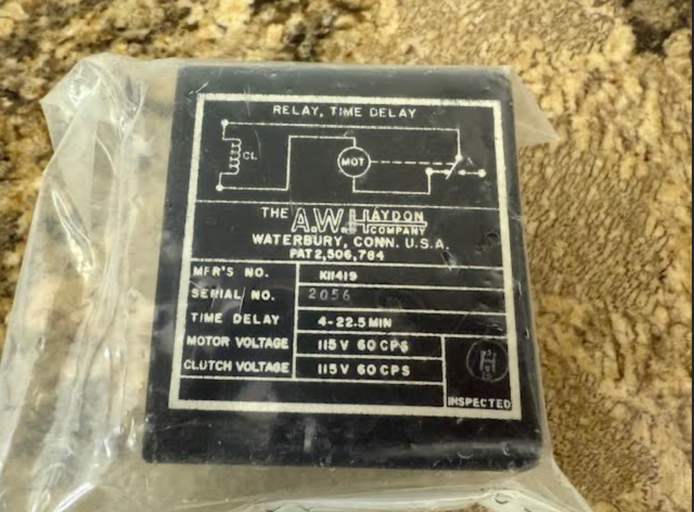 aw haydon timer relay k11419