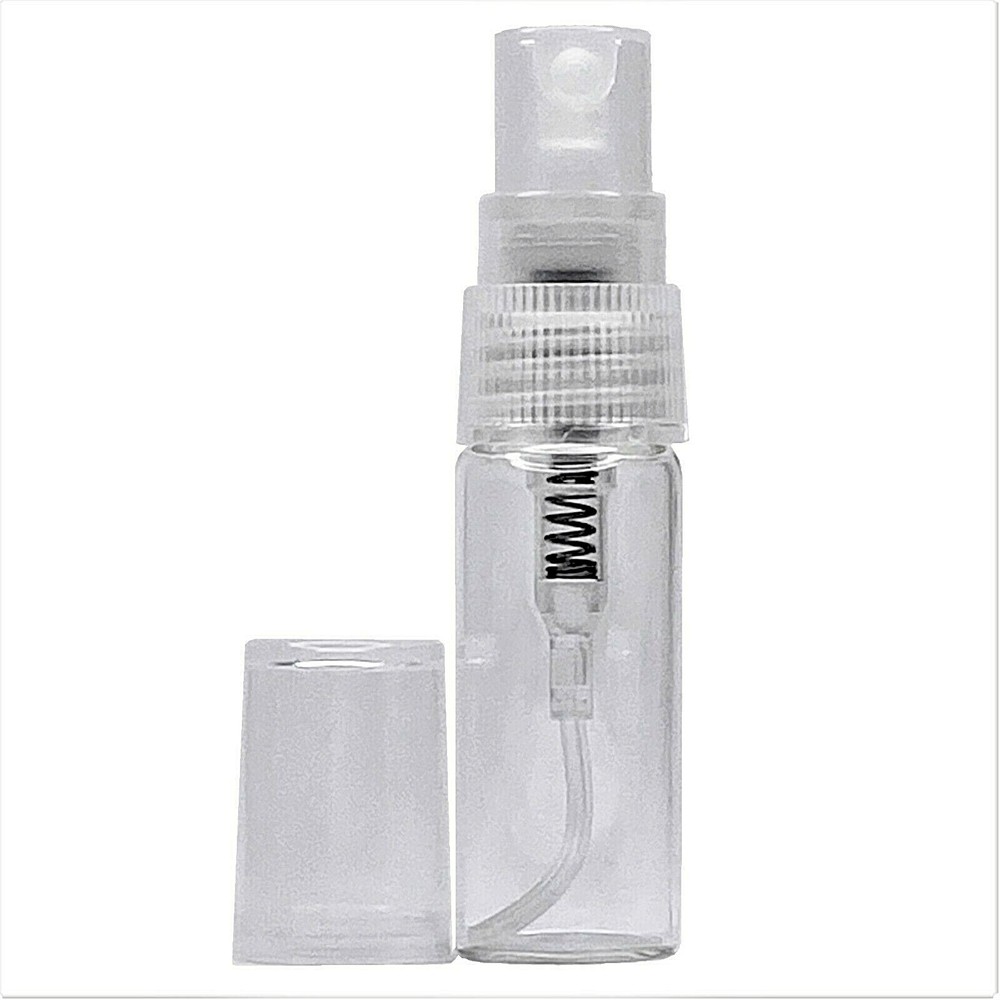 3ml Empty Perfume Clear Glass Bottles Mini Atomizer Spray Refillable