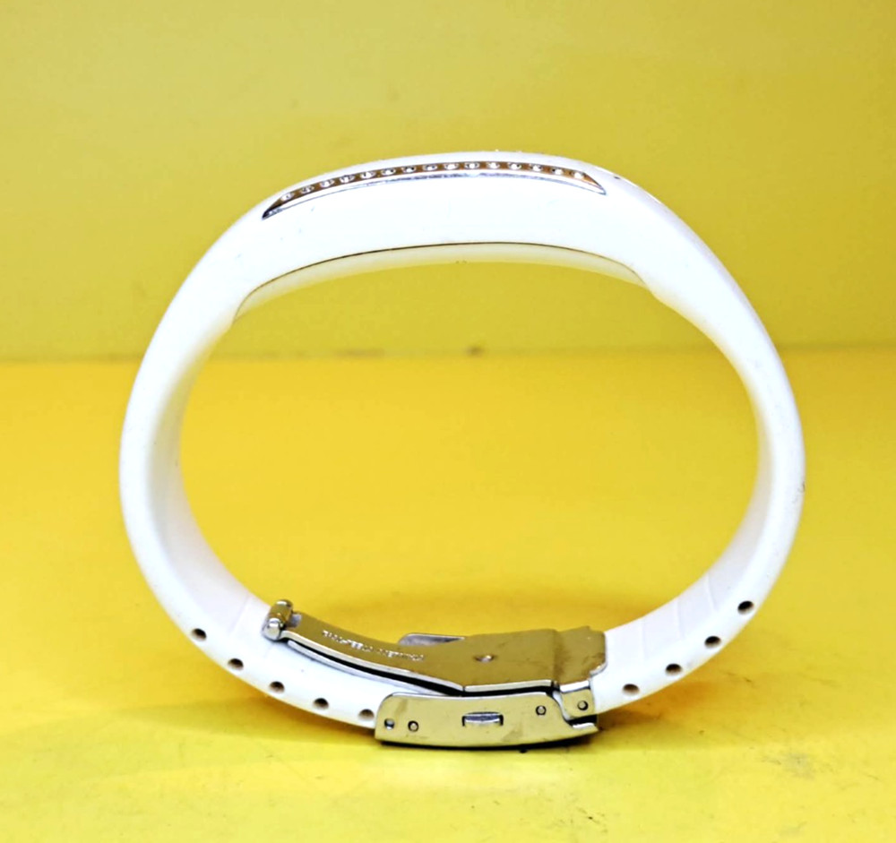 ⚡UNTESTED⚡ WHITE POLAR LOOP CRYSTAL BLUETOOTH 6248A-1E FITNESS ACTIVITY TRACKER⚡