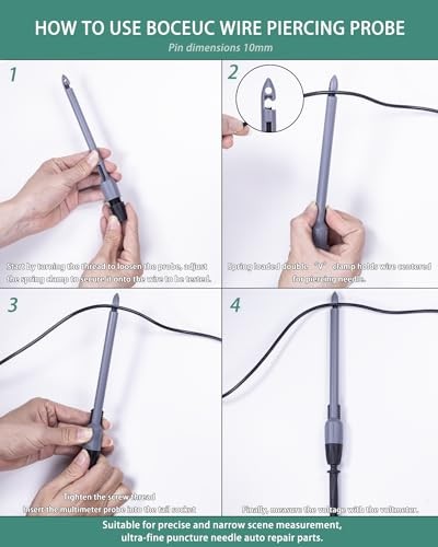 Heavy Duty Wire Piercing Probe Insulation Piercing 4mm Plug(Extended Edition)