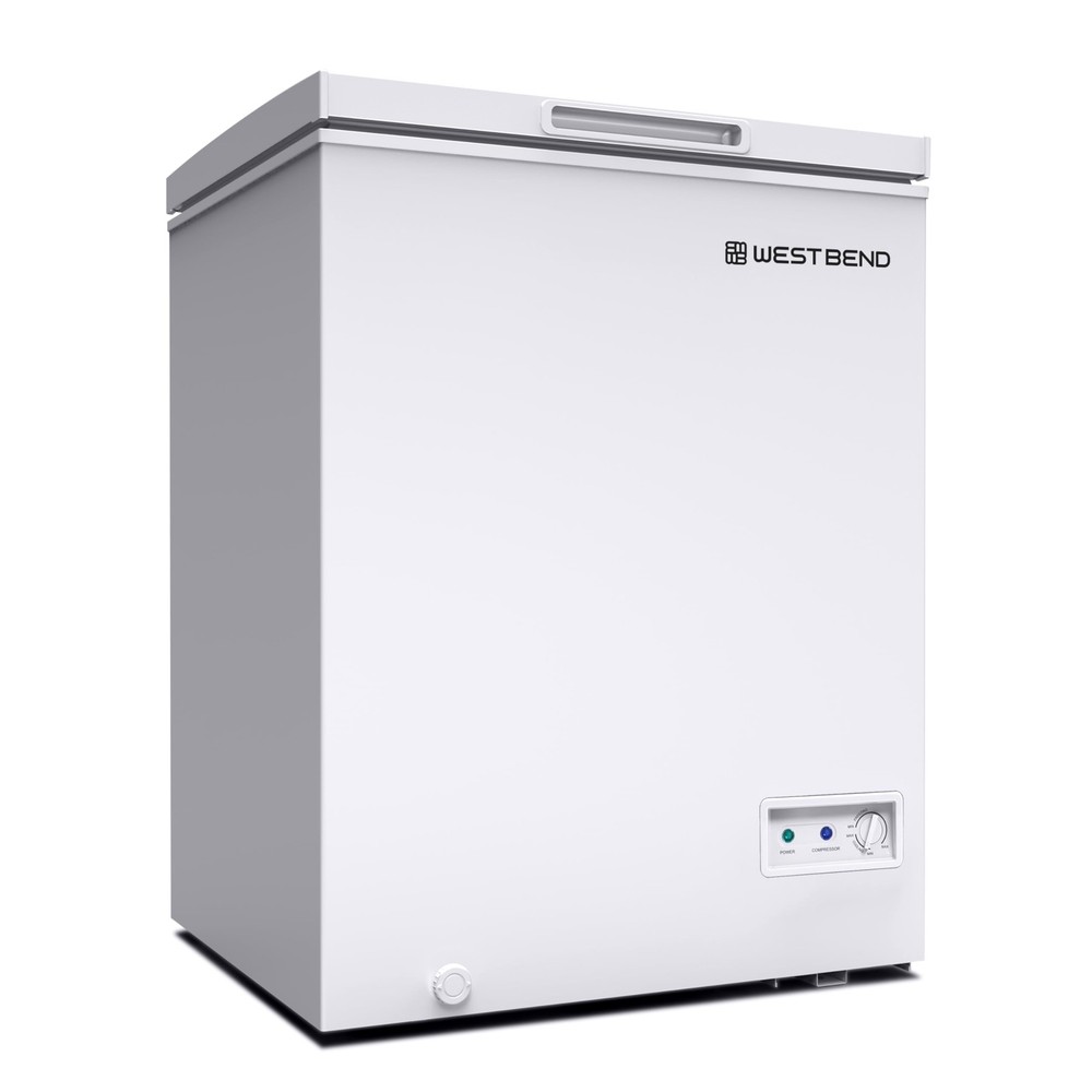 Chest Freezer with Adjustable Temperature Control, Free-Standing with Single ...
