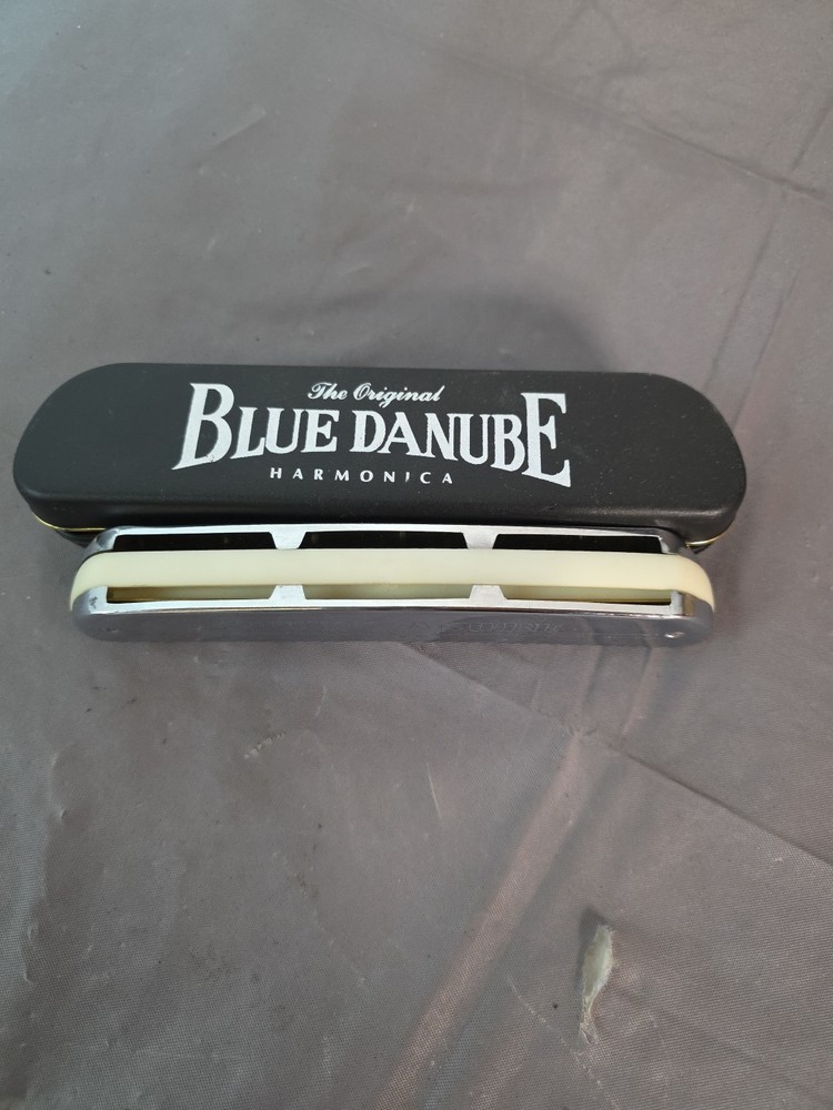 Vintage The Original Blue Danube Harmonica