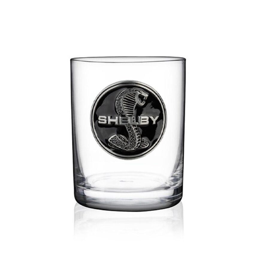 Shelby Rocks Glass 14oz * Mustang, Cobra, SuperSnake, GT500 GT350 FREE SHIPPING!