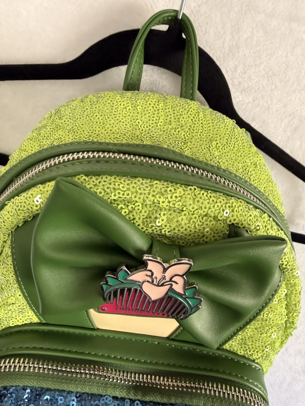 NEW EXCLUSIVE DROP: Loungefly Disney Princess Mulan Sequin Mini Backpack