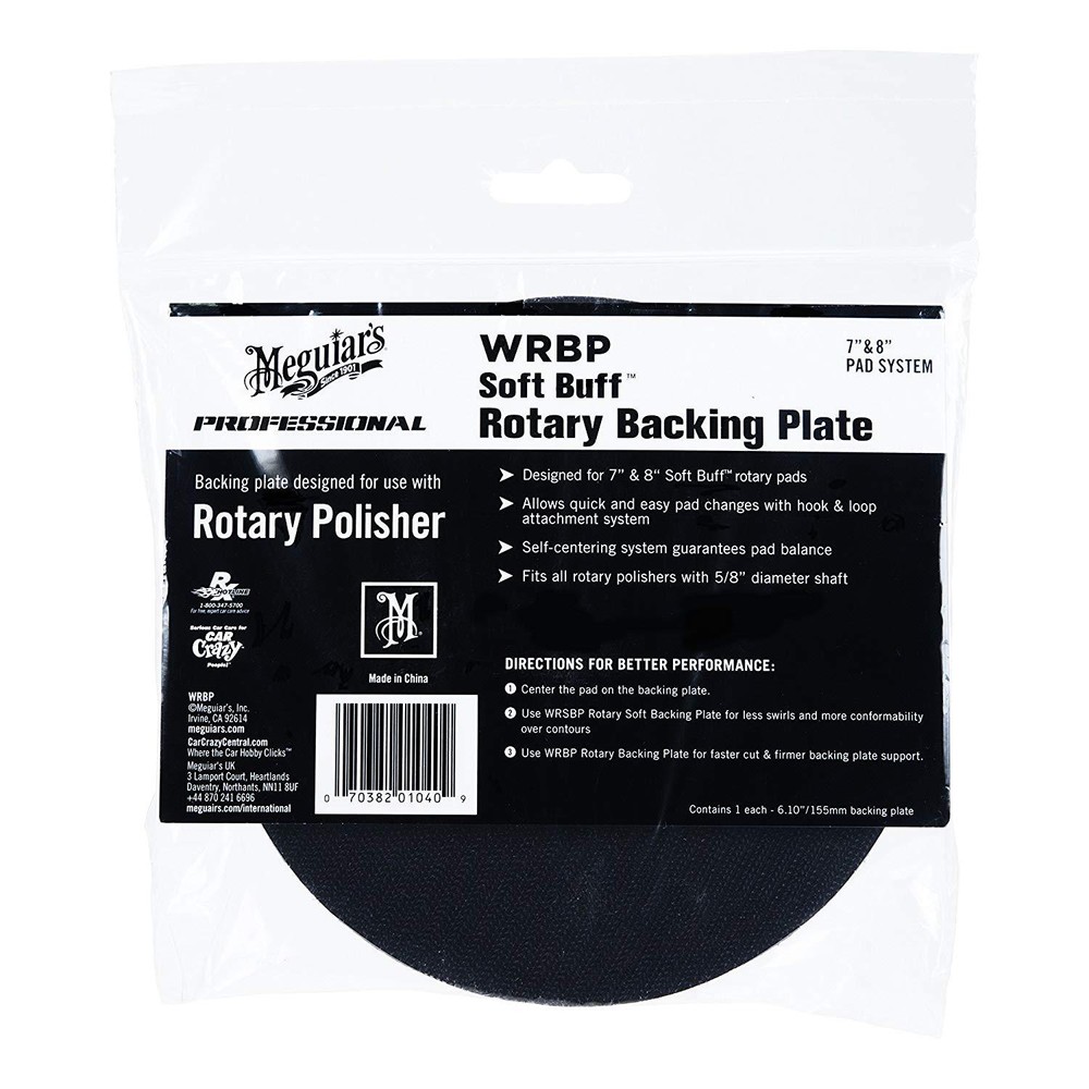 Meguiars WRBP Soft Buff Rotary Backing Plate