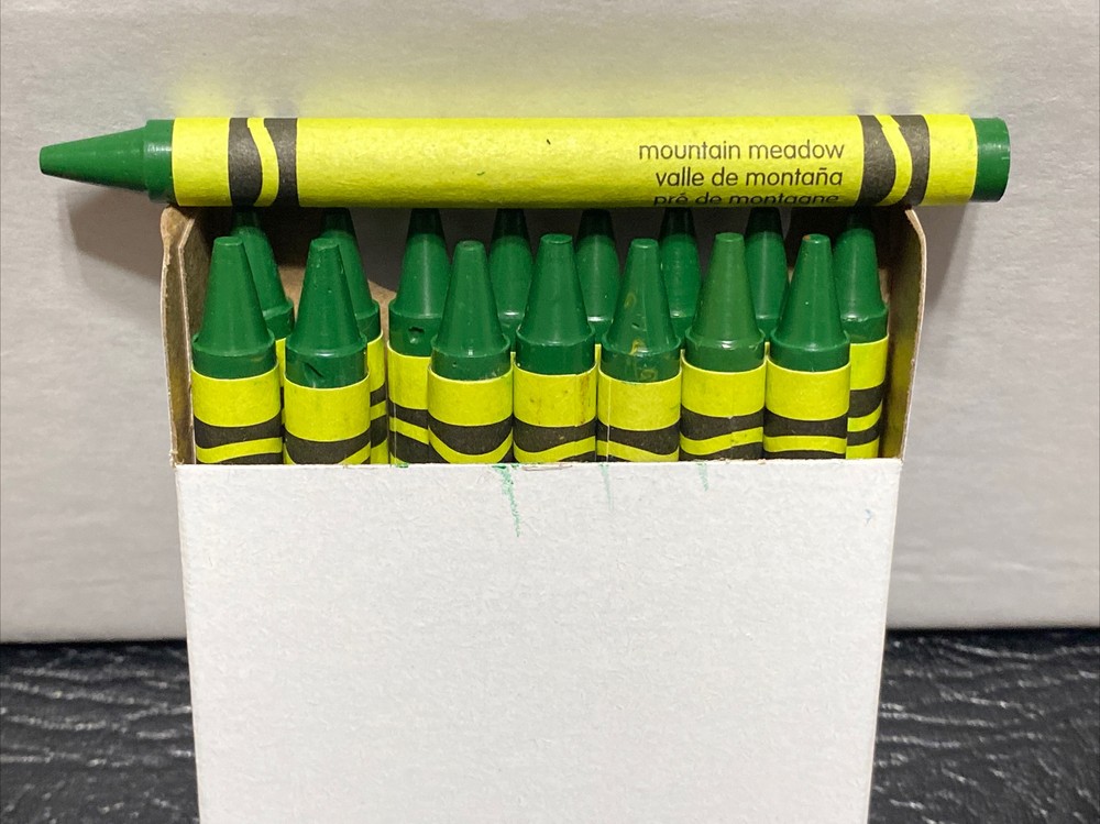 (16) Crayola Crayons (mountain meadow) BULK