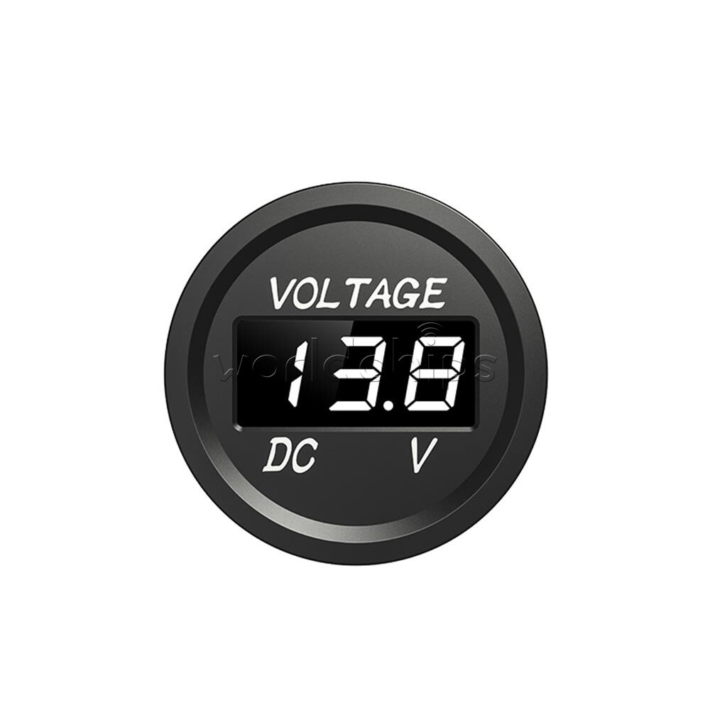 DC 5-48V Mini Waterproof Digital Voltmeter Tester LED Display Voltmeter For Car