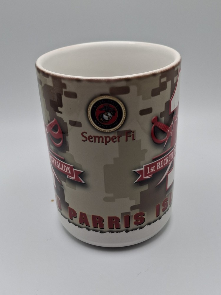 Marine MCRD Parris Island Coffee Mug Cup