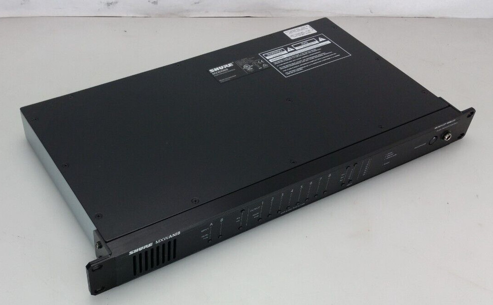 SHURE MXWANI8 8-Channel Audio Network Interface