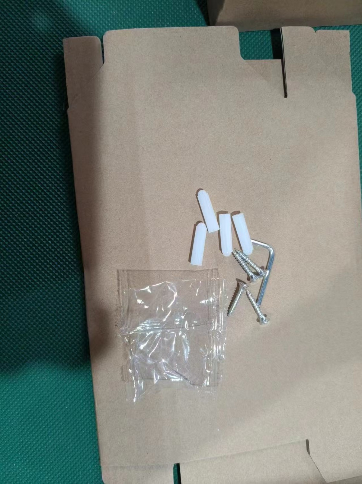 6 Peice Bathroom Hardware Accessories Set Towel Bar Set Stainless steel Silver