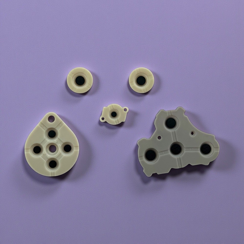 Authentic GameCube Controller Silicone Button Pads Conductive Buttons Nintendo