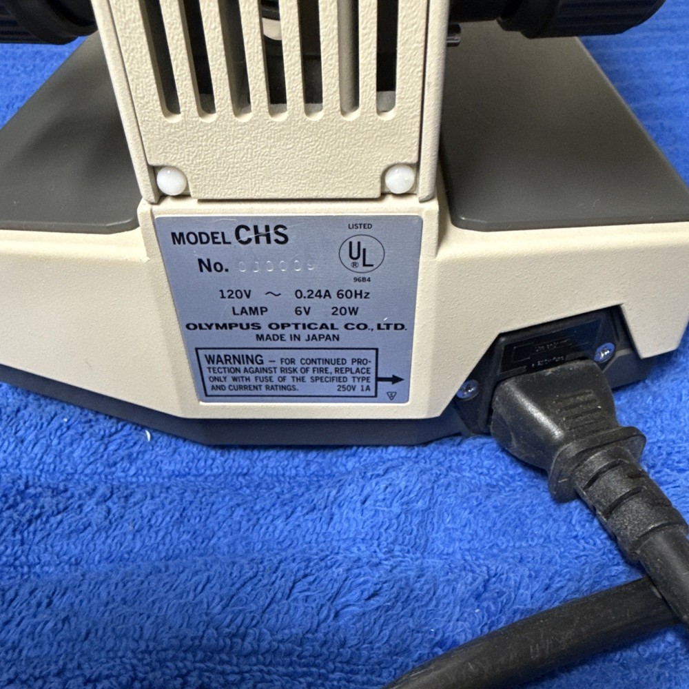 Olympus CH-2, CHT Microscope with objectives 4 X 10X 40X 100X