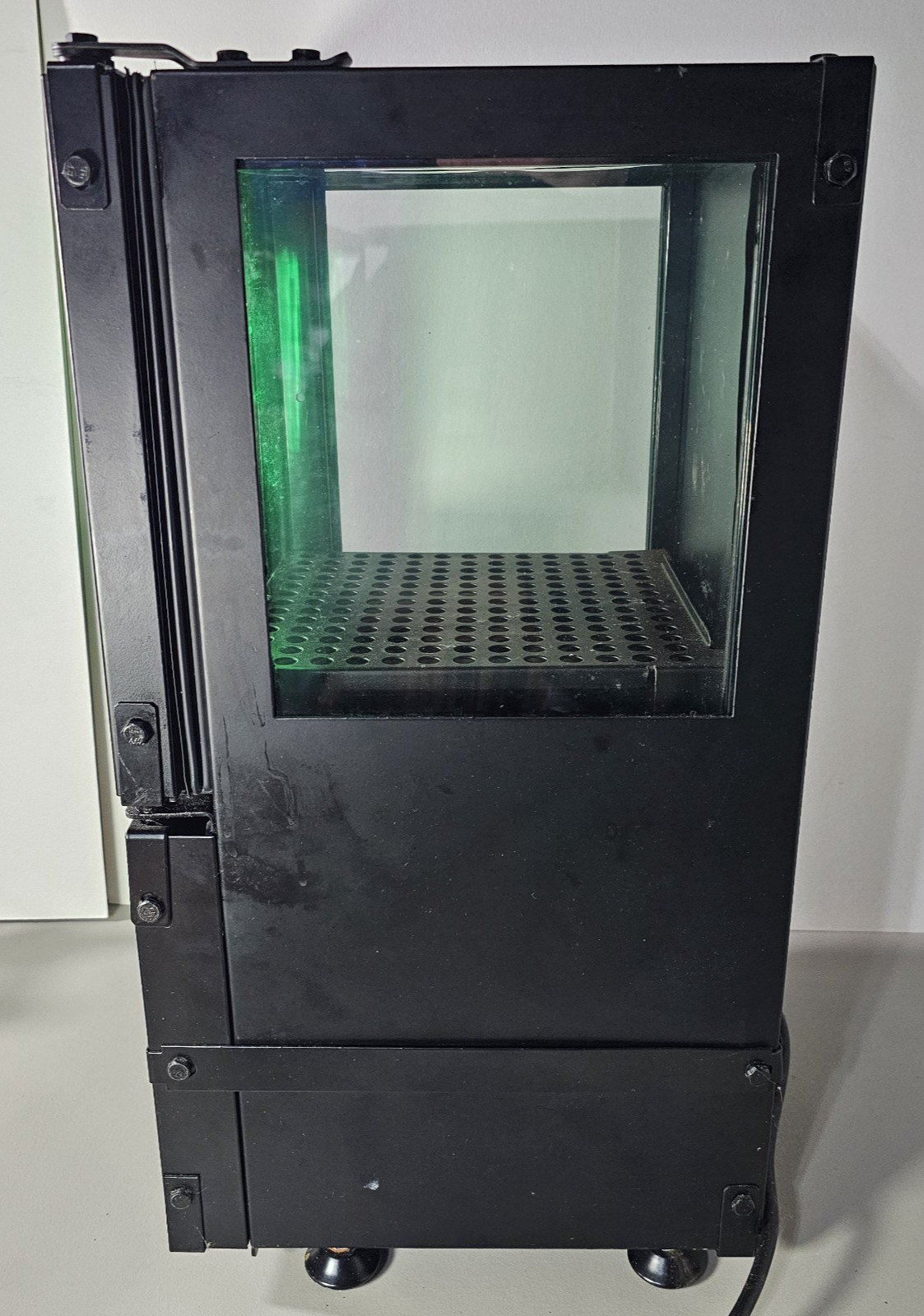 Monster Energy Mini Fridge Desktop Storage Countertop Display 11x11x22 Lit Door