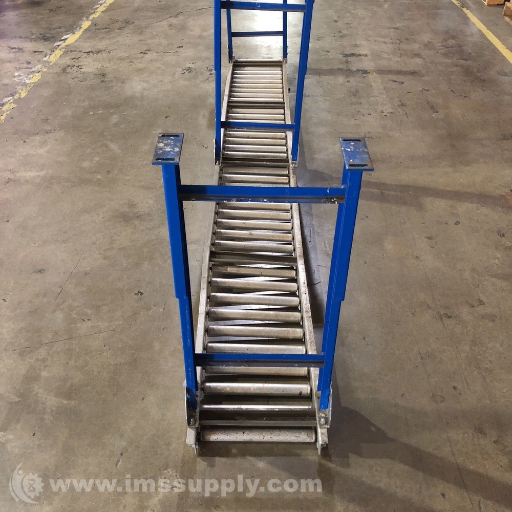 McMaster-Carr Blue Steel Roller Conveyor USIP