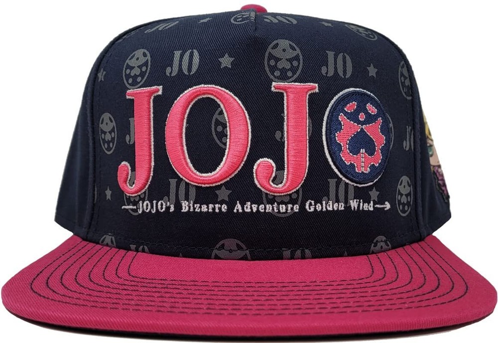 Ripple Junction JoJo's Bizarre Adventure Logo Patch Structured Adjustable Black