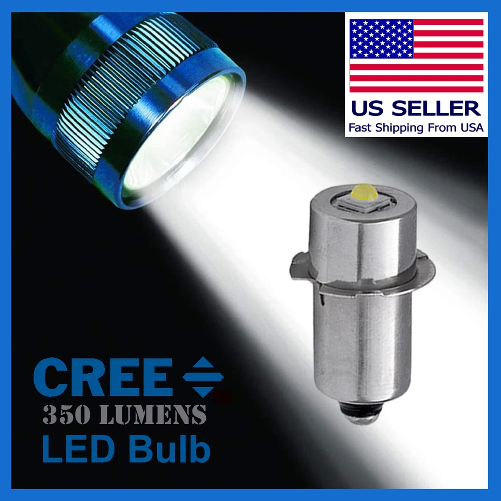 MAGLITE Super Bright LED Upgrade Bulb Drop In Replacement 2 3 4 5 6 Cell C/D NEW
