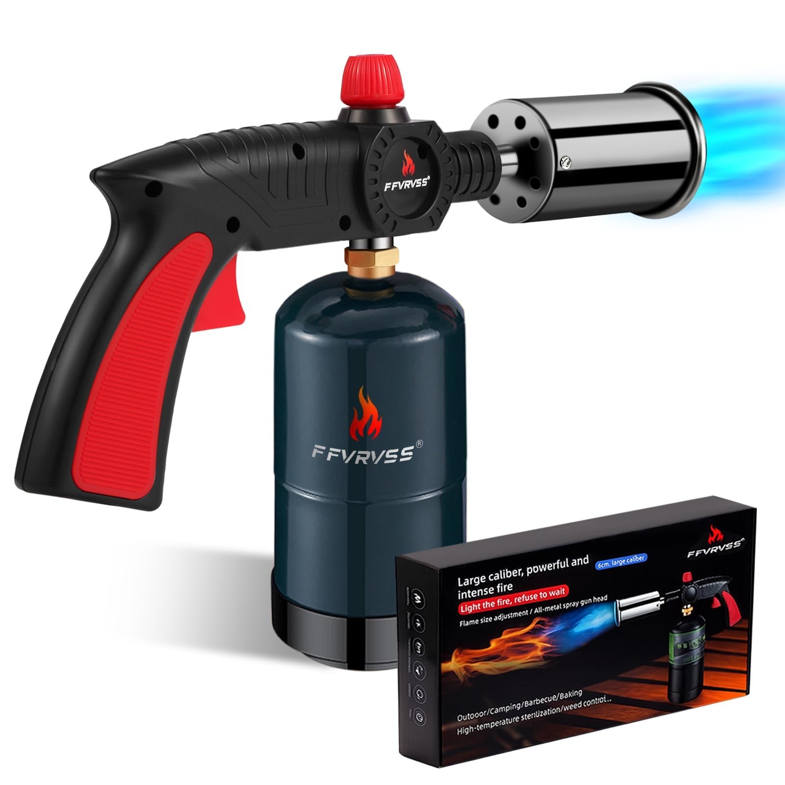 Powerful Grill & Cooking Propane Torch, flame thrower gun, Kitchen Cooking To...