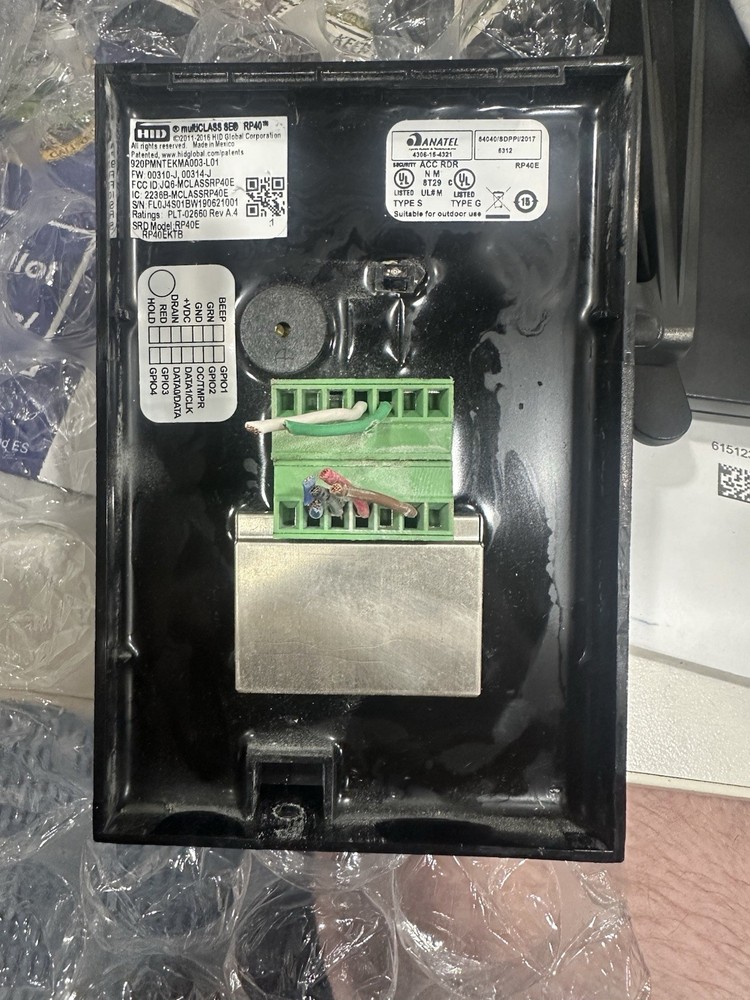 Lenel RP40 HID Card Reader With BTSmart Module For Bluetooth Mobile Credentials