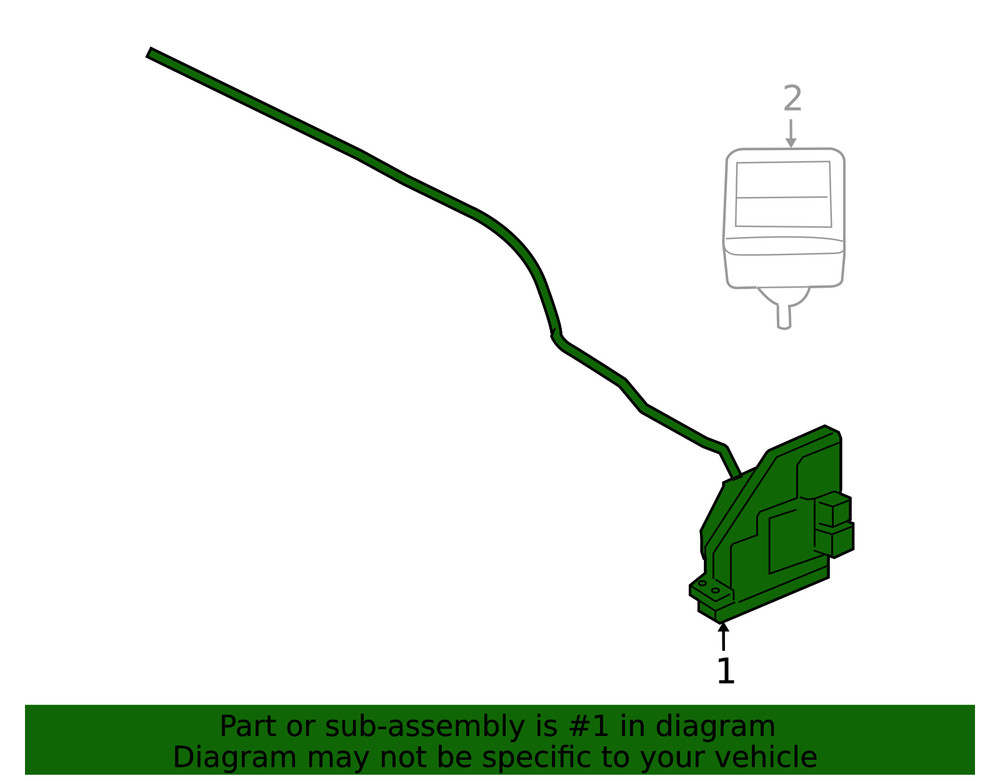 Genuine Ford 2002-2003 Explorer Control Module 1L2Z15604CA