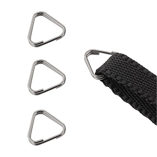 4 Pieces Lug Ring Camera Strap, Triangle Split Ring Hook, Compatible with