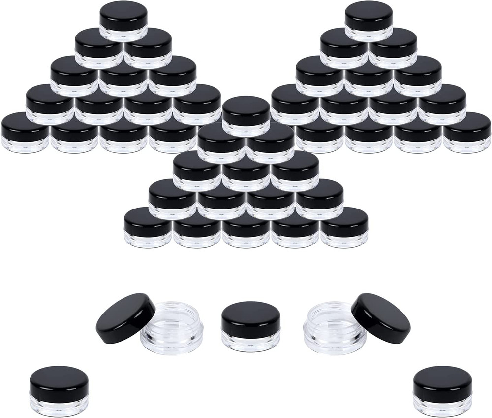 Houseables Sample Containers, Lip Balm Containers, Sample Jars, Mini Jars with L