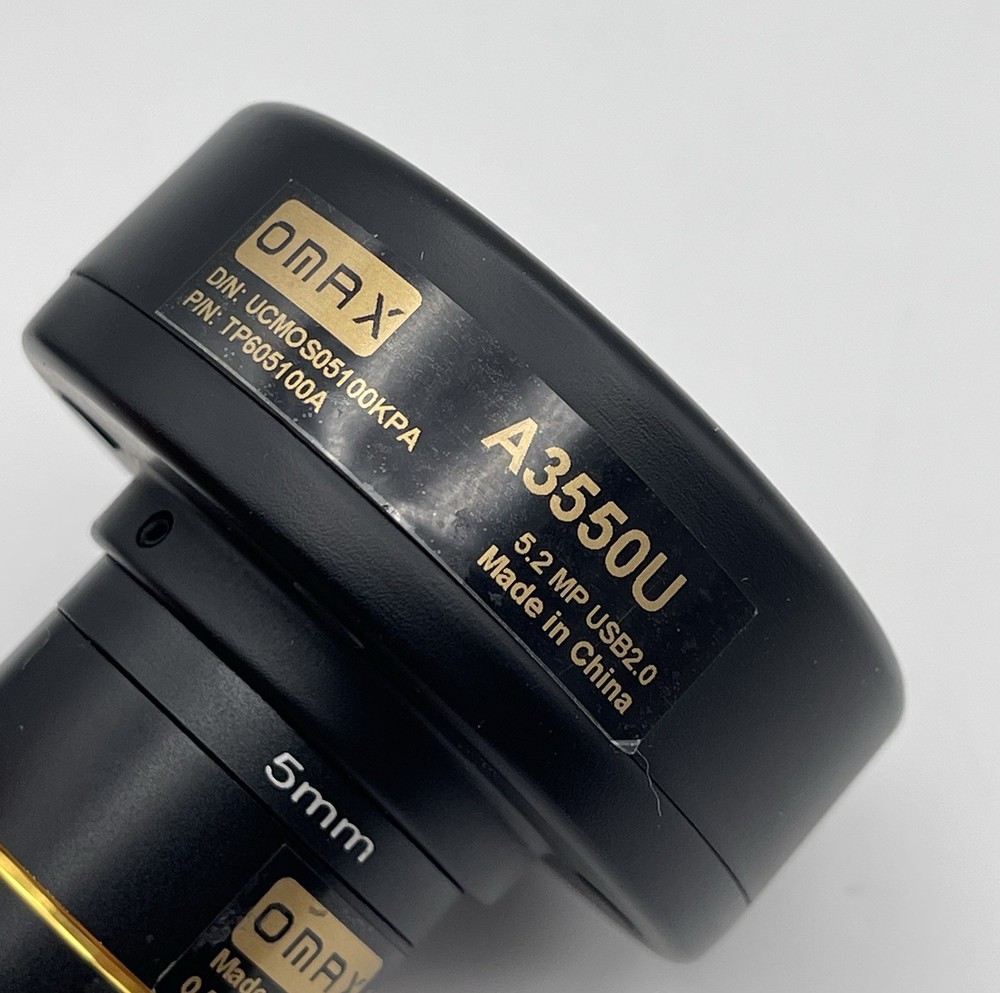 OMAX 5 Mega Pixel Digital 3.0 USB Microscope Camera Excellent Condition