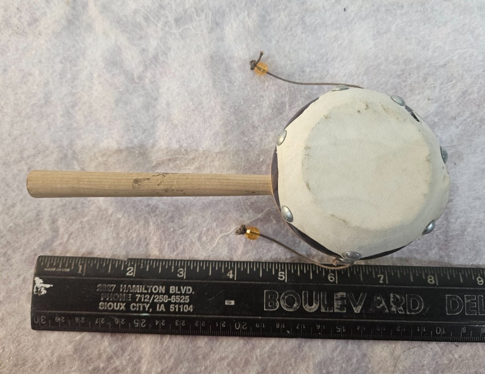 Handheld MONKEY DRUM Spinner Twist Karate Kid Drum