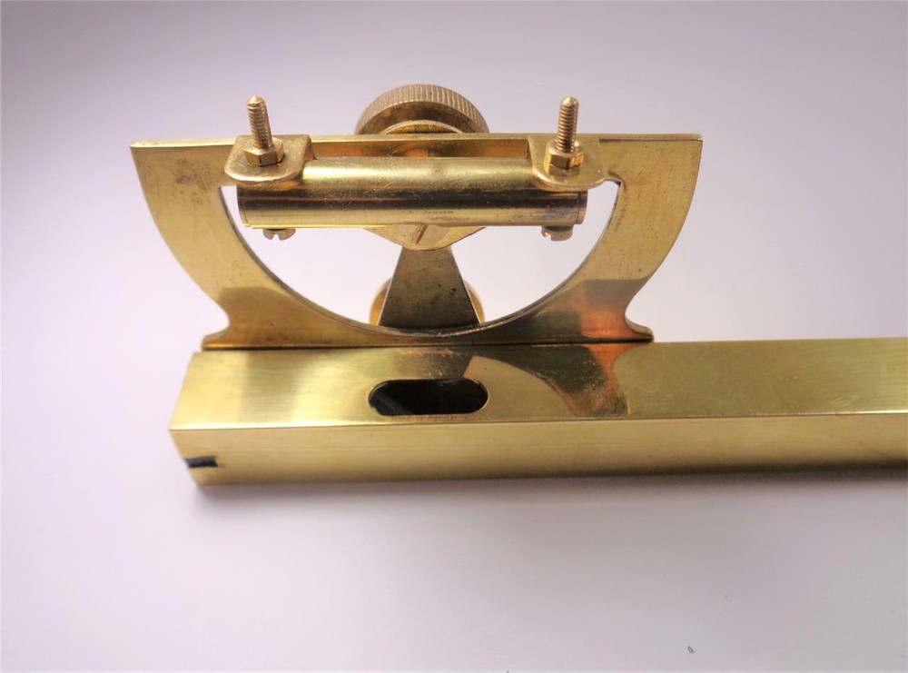 NAUTICAL SOLID BRASS NAVIGATION ABNEY LEVEL MARITIME PRECISION INSTRUMENT