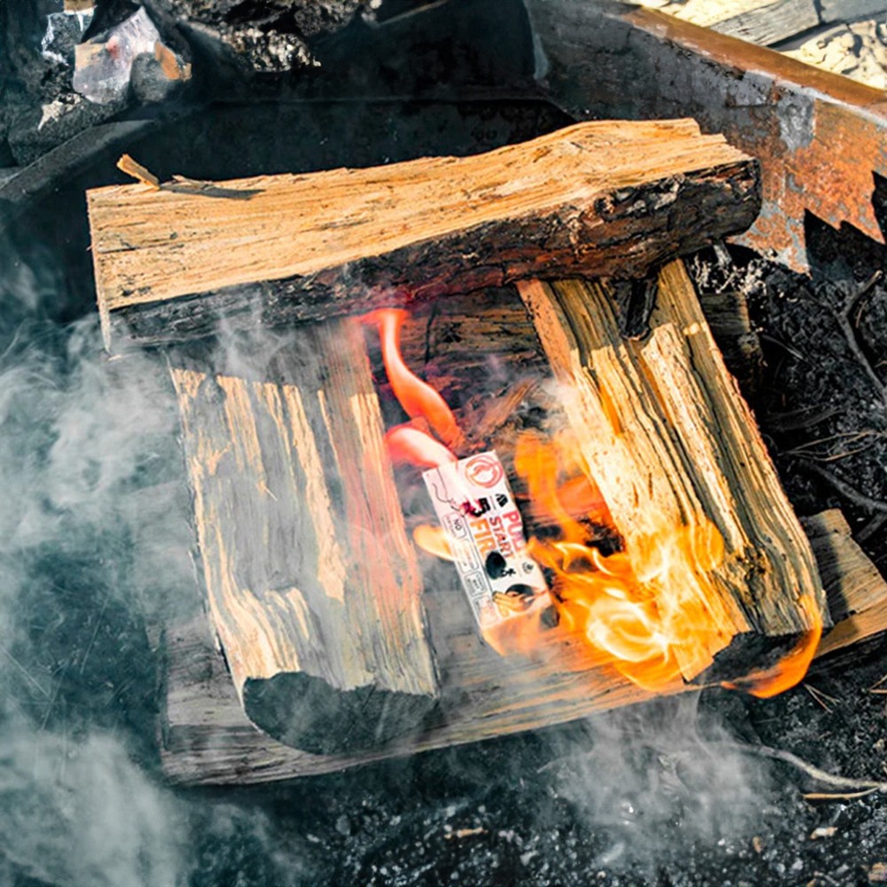 Pull Start Fire Pull String Easy To Use Fire Starter Campfire Survival Gear