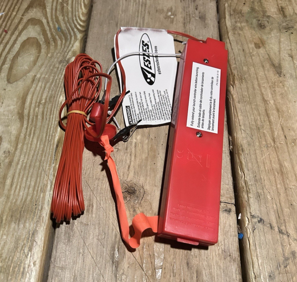 Estes Model Rocket Red Electron Beam Controller NEW