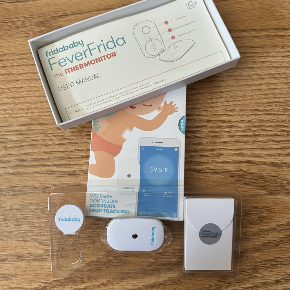 FridaBaby Smart iThermonitor Temp Tracking Touchless Babies Toddlers Thermometer